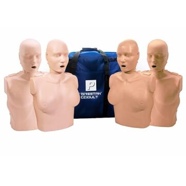 PRESTAN 4-Pack of CPR Manikins with Feedback (2 Adult, 2 Female, Diversity)