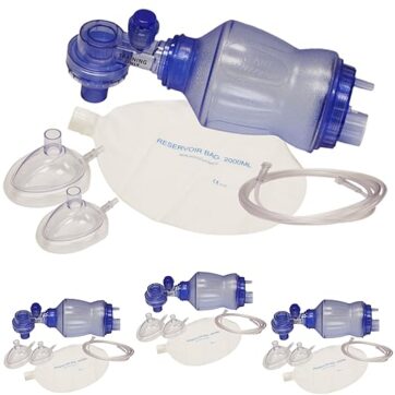 4-Pack of Bag Valve Masks, INFANT