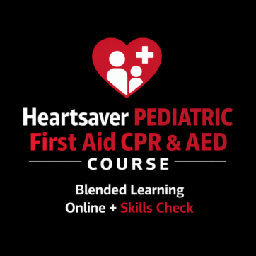 AHA Heartsaver PEDIATRIC First Aid, CPR/AED Skills Check – Indianapolis (Blended Learning)